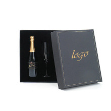 Hight Quality Clamshell Paper Wine Gift Box Packaging